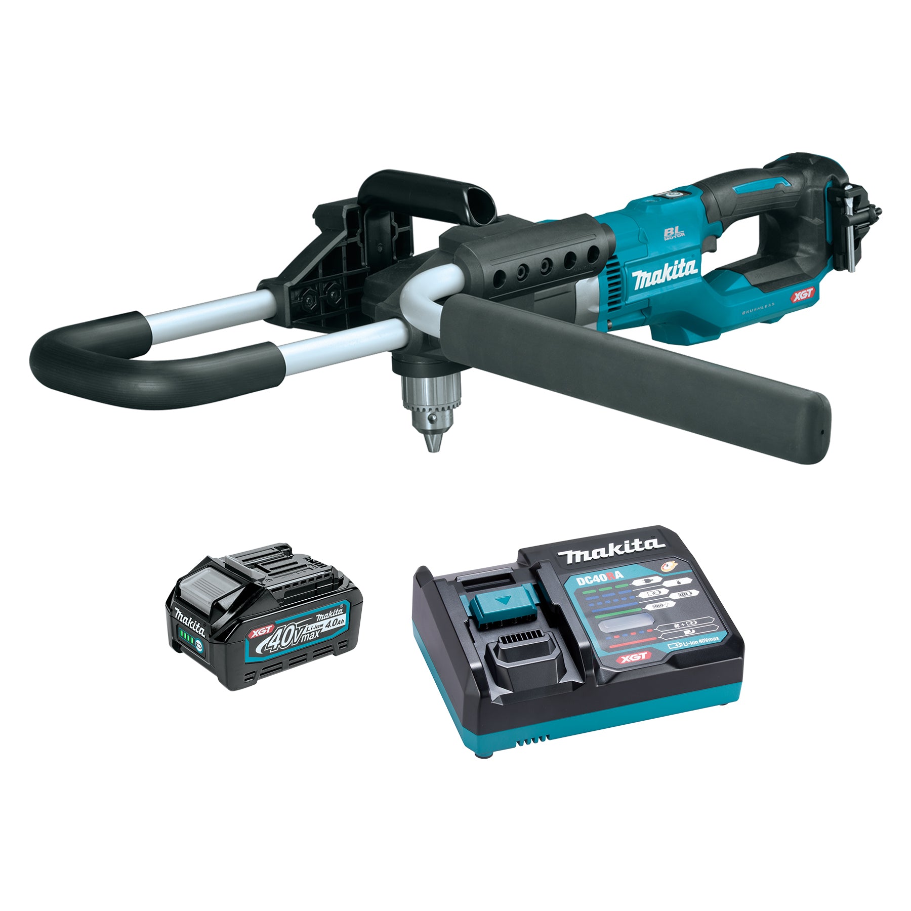 Makita Tarière 1/2" sans balais 40Vmax XGT, kit avec batterie 4.0Ah x1 DG001GM105