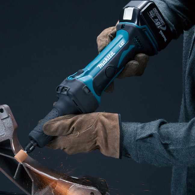 Makita Meuleuse droite 1/4" 18V LXT avec interrupteur à pouce, outil seul DGD800Z