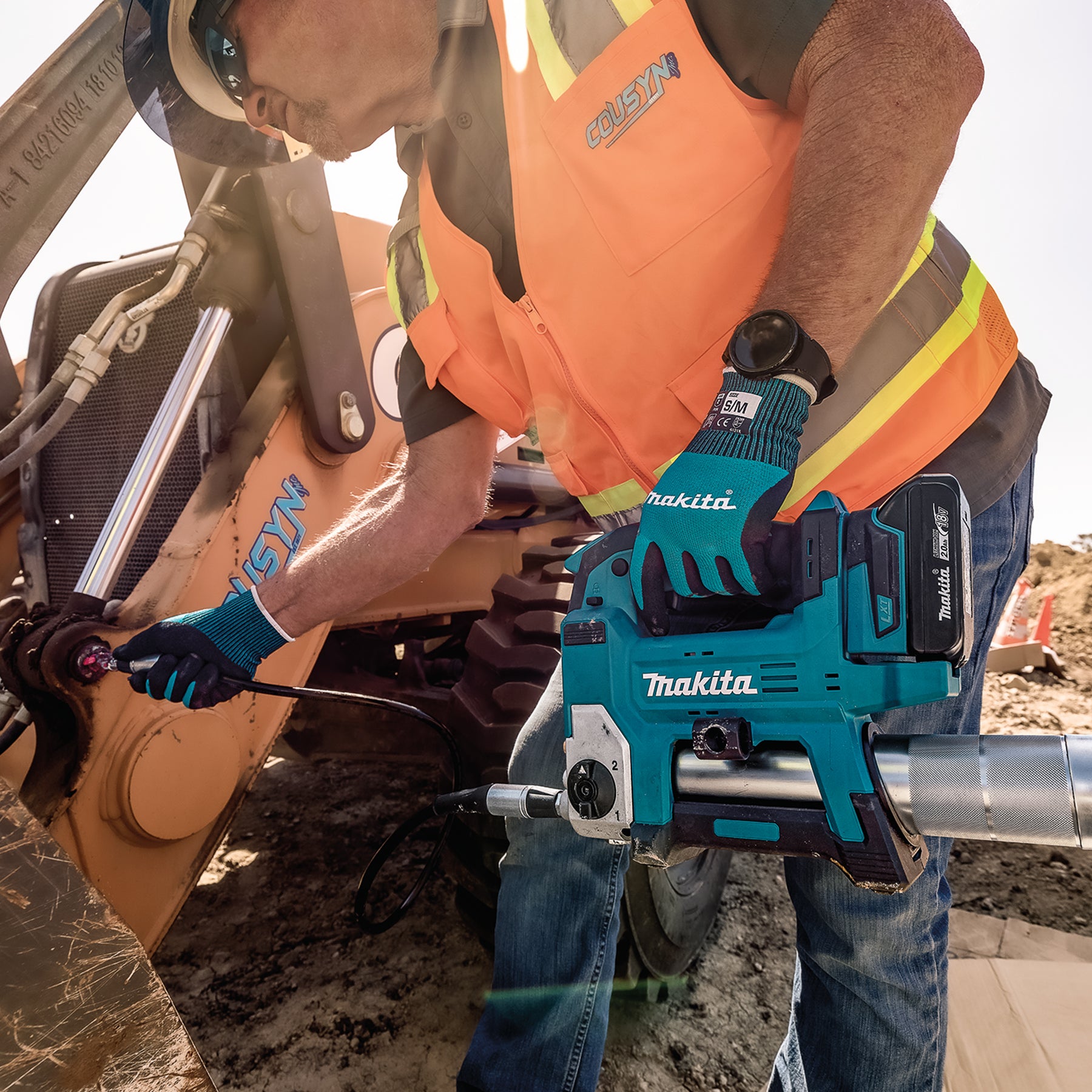 Makita Pistolet à graisse 18V LXT, outil seul DGP180Z