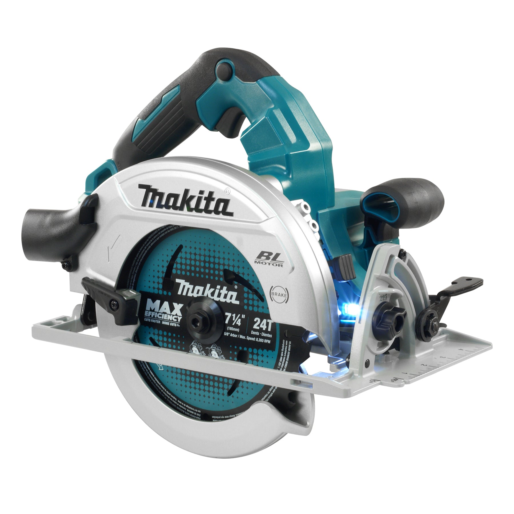 Makita Scie circulaire sans balais 7-1/4" 36V(18Vx2) LXT, outil seul DHS780Z