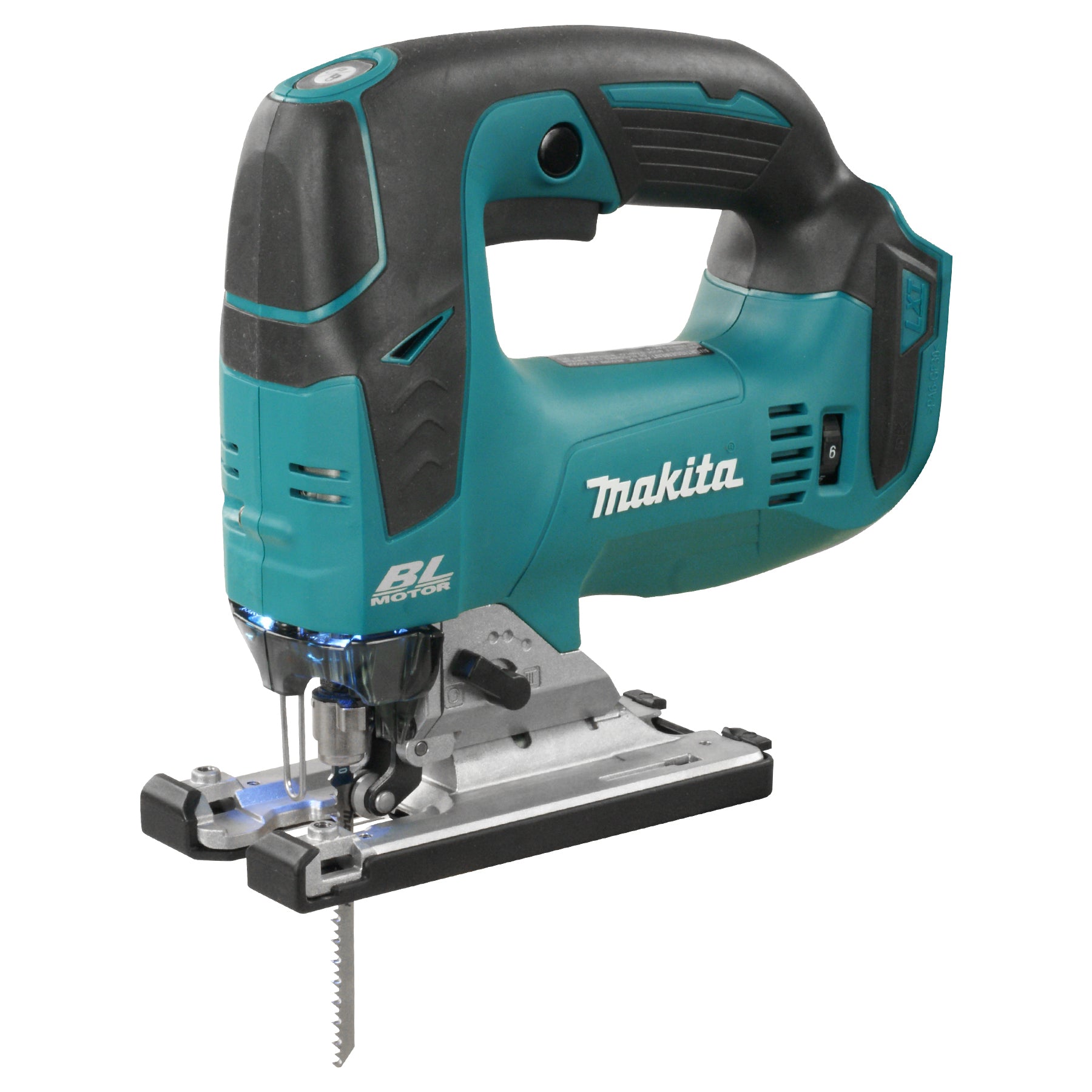 Makita Scie sauteuse sans balais 18V LXT avec poignée en D, outil seul DJV182Z