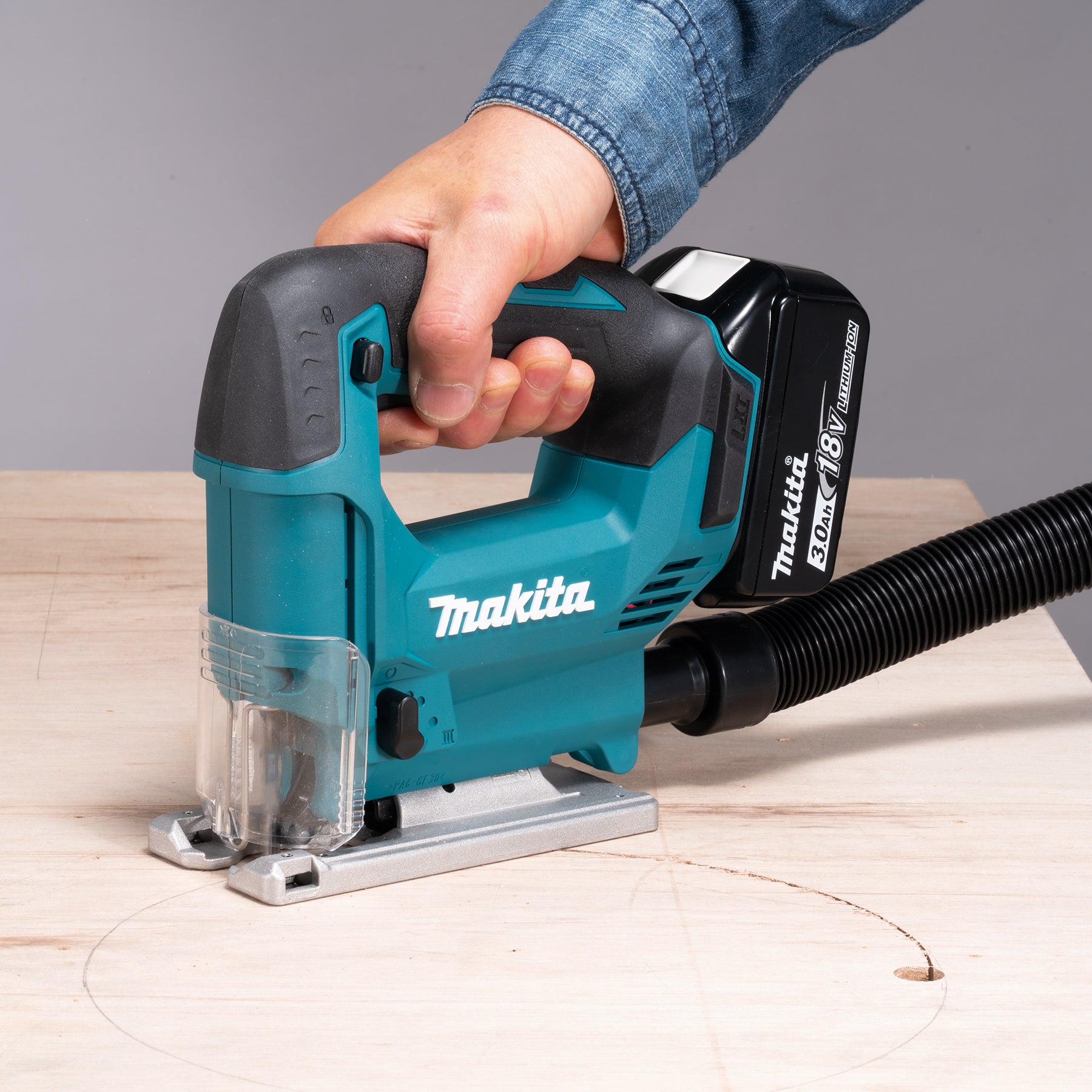 Makita Scie sauteuse 18V LXT avec poignée en D, outil seul DJV186Z