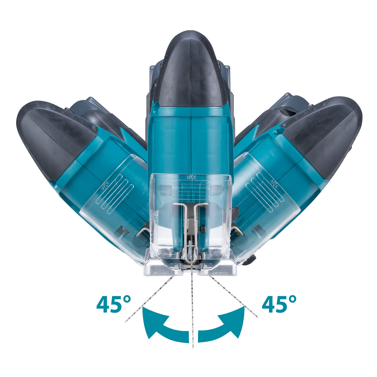 Makita Scie sauteuse 18V LXT avec poignée en D, outil seul DJV186Z