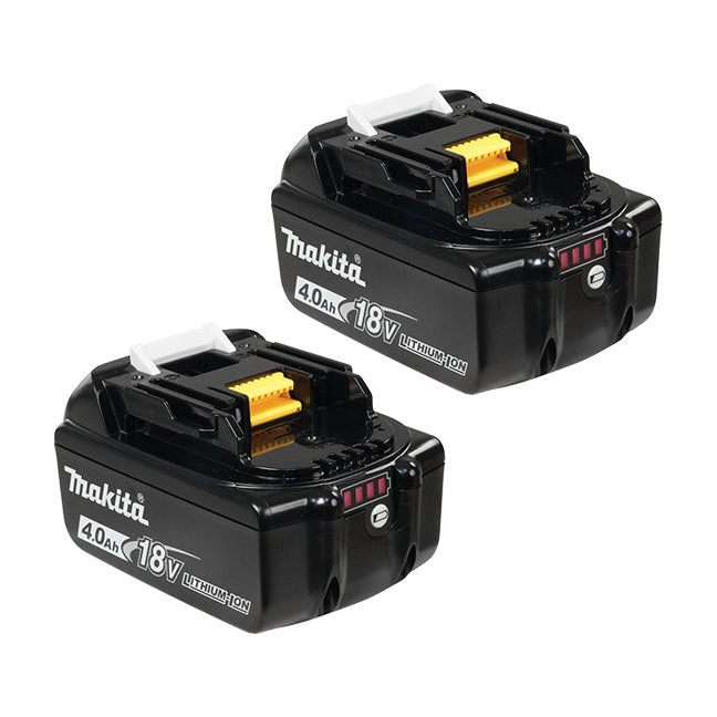Makita Kit combiné 2 outils sans fil 18V LXT, 2 batteries 4.0Ah DLX2145MX