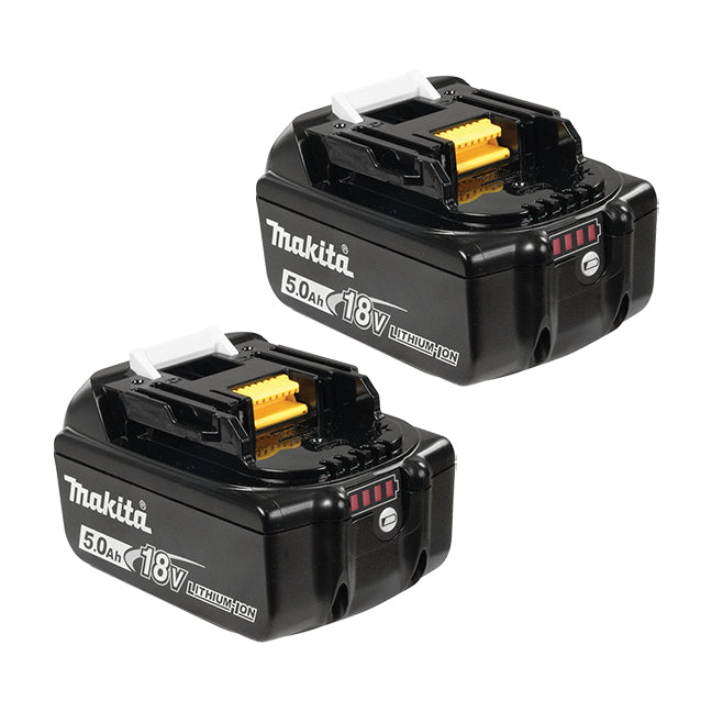 Makita Kit Combiné 2 Outils Sans Fil 18V LXT Brushless, 5,0Ah x2 DLX2412TX1