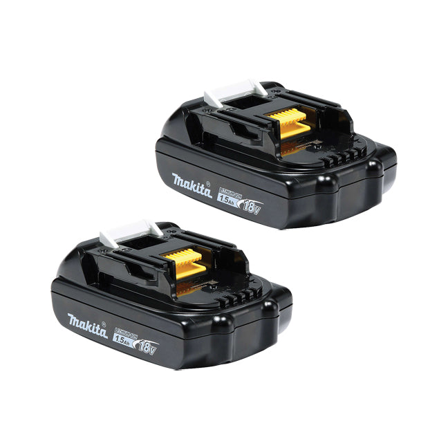 Makita Kit Combiné 2 Outils Sub-Compact Sans Fil 18V LXT Brushless, Compact x2 DLX2423Y01