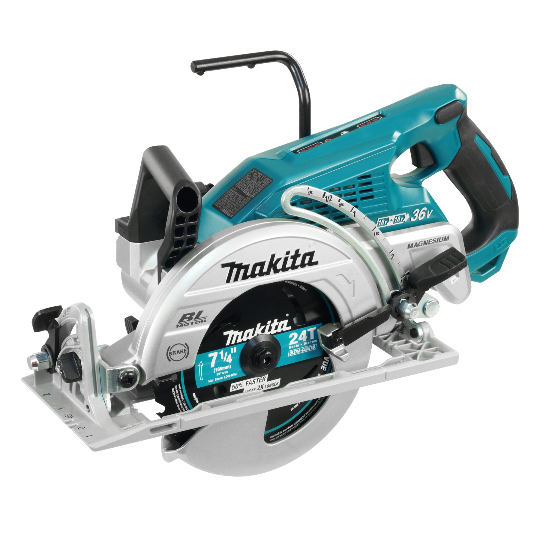 Makita 36V(18Vx2) LXT Brushless 7-1/4" Circular Saw, Tool Only DRS780Z