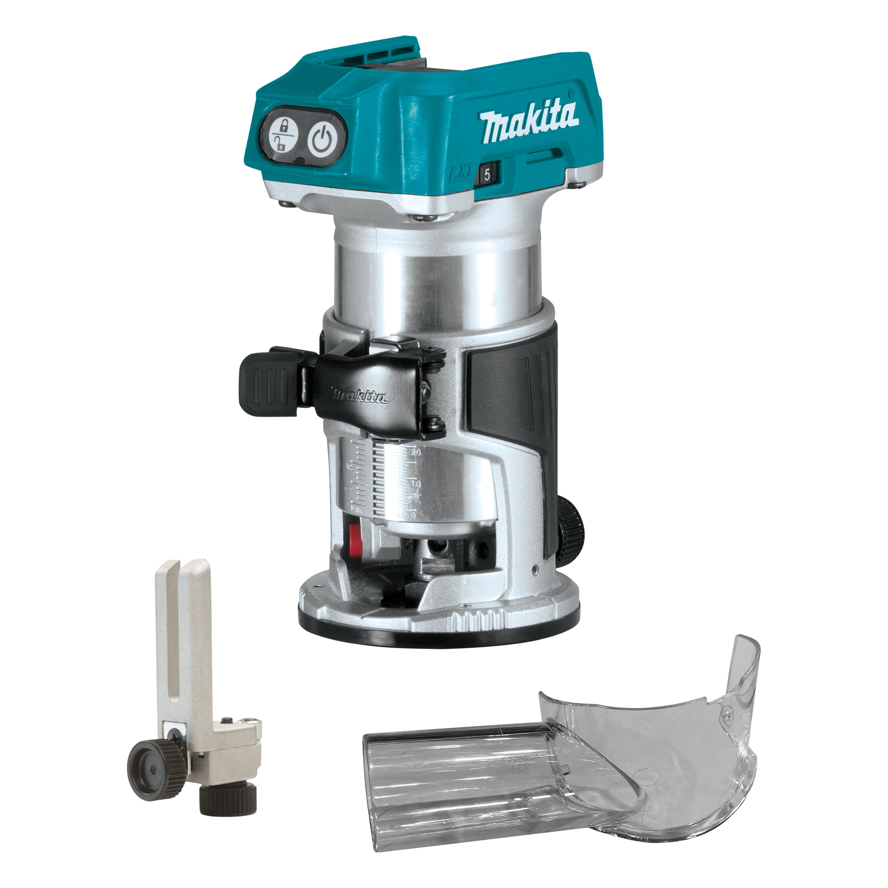 Makita 18V LXT Brushless Router w/Dust Extraction, Tool Only DRT50ZX4