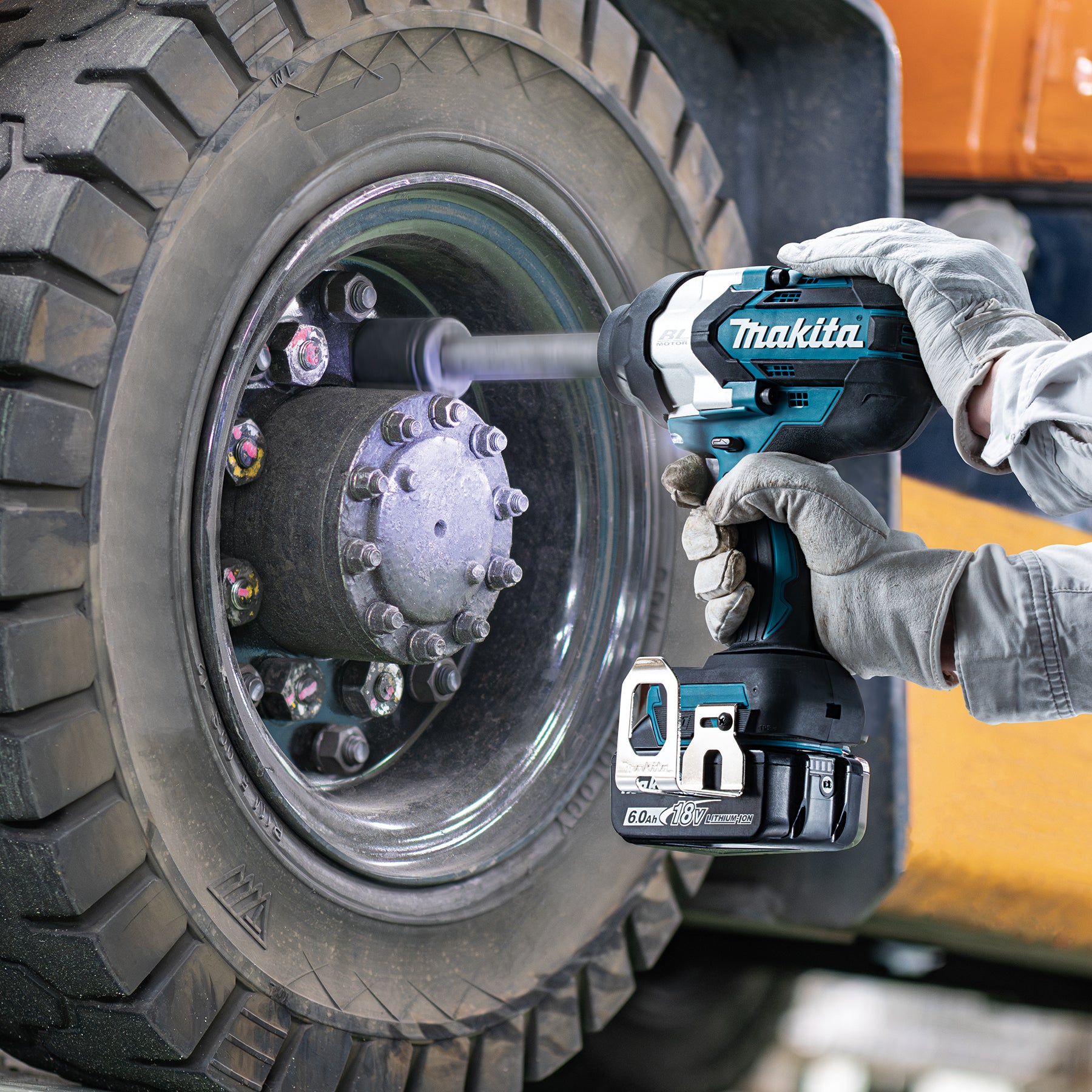 Makita Clé à chocs sans balais LXT 18V 3/4" à long carré, couple élevé, outil seul DTW1005Z