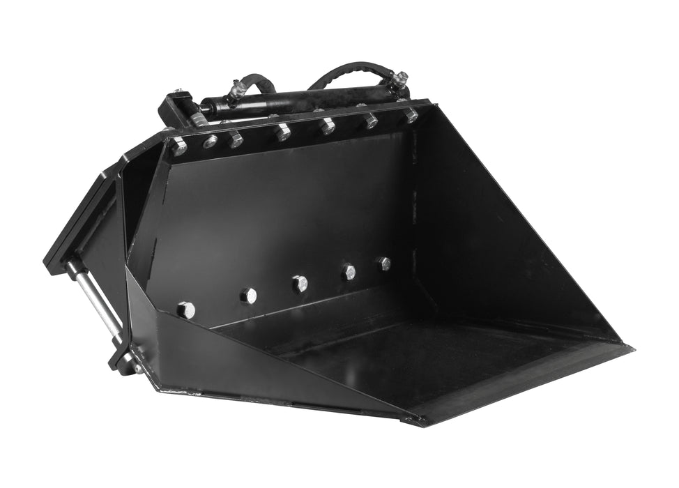 Ducar Godet basculant 45", 130L, pour chariot à conducteur porté DUESOSKID-30 (Disponible décembre 2025) DUABKSKID-TILT