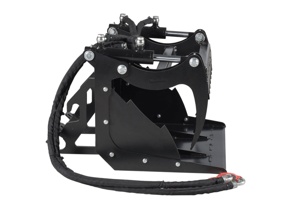 Ducar Godet grappin 30 po, avec plaque de montage, 80 L, pour chariot télescopique à conducteur debout DUESOSKID-30 DUAGBKSKID-PLATE
