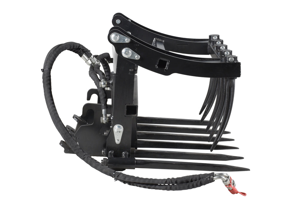 Ducar Godet grappin 30", avec plaque de montage, pour chargeuse compacte sur chenilles à poste debout DUESOSKID-30 DUAGBKSKID-TH