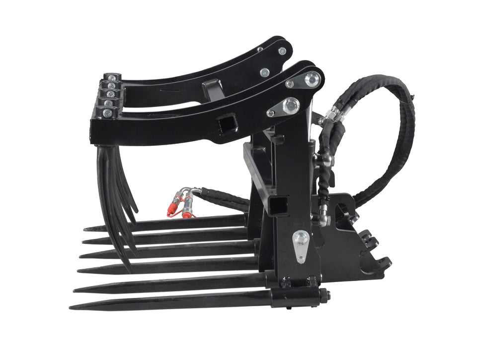 Ducar Godet grappin 30", avec plaque de montage, pour chargeuse compacte sur chenilles à poste debout DUESOSKID-30 DUAGBKSKID-TH