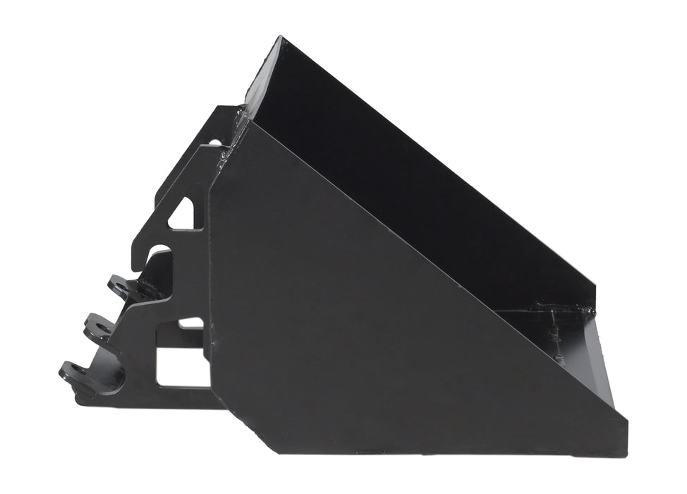 Ducar Godet bas profil 29" à bord lisse, 80 L, pour chargeuse compacte sur chenilles portée DUESOSKID-30 DUALPBK-80L