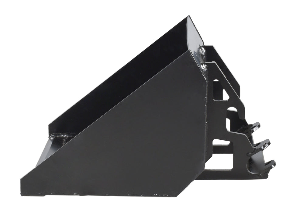 Ducar Godet bas profil 29" à bord lisse, 80 L, pour chargeuse compacte sur chenilles portée DUESOSKID-30 DUALPBK-80L