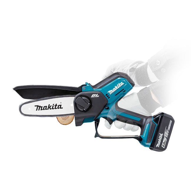 Makita Scie d'élagage sans balais 18V LXT 6", 4.0Ah x1Kit DUC150M001