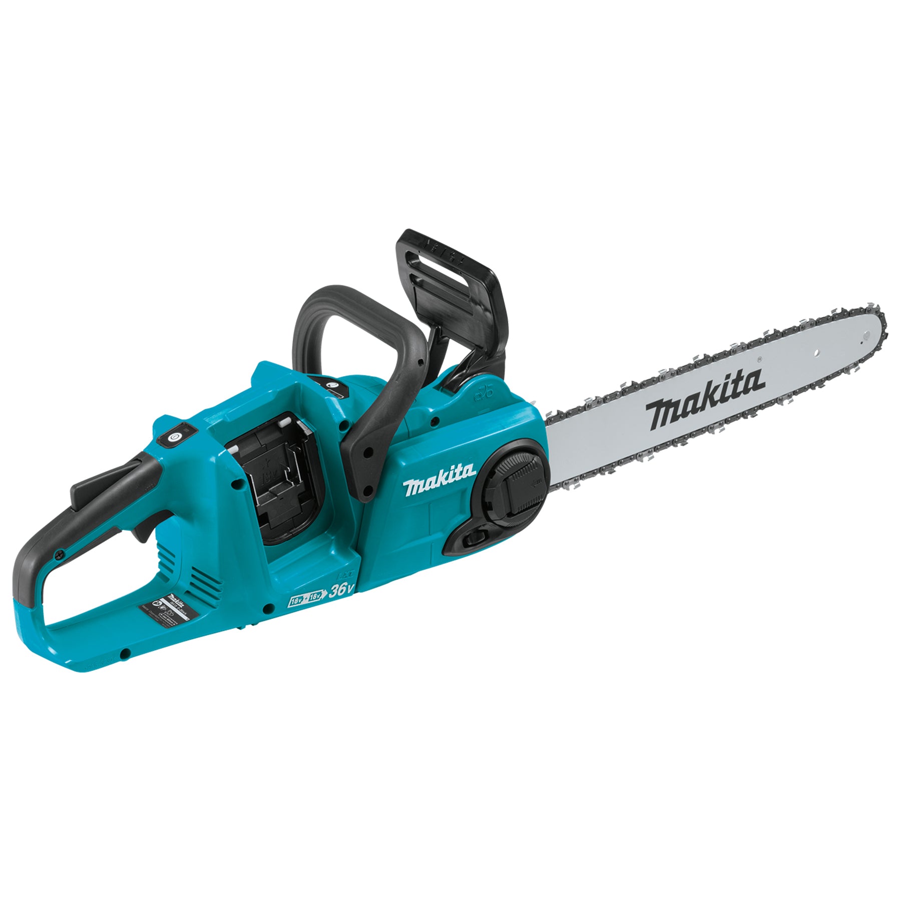 Makita Tronçonneuse sans fil LXT 36V(18Vx2) sans balais 16" à poignée arrière, outil seul DUC400Z
