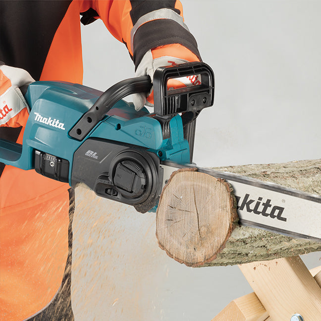 Makita 18V LXT Brushless 16" Rear Handle Chainsaw, 5.0Ah x1Kit DUC407RTX2