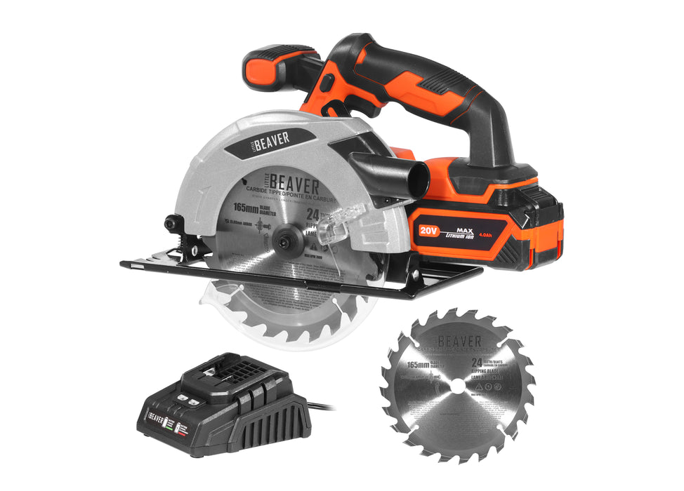 Ducar 6 1/2" Circular Saw - 20V - 4Ah Battery DUECCS334