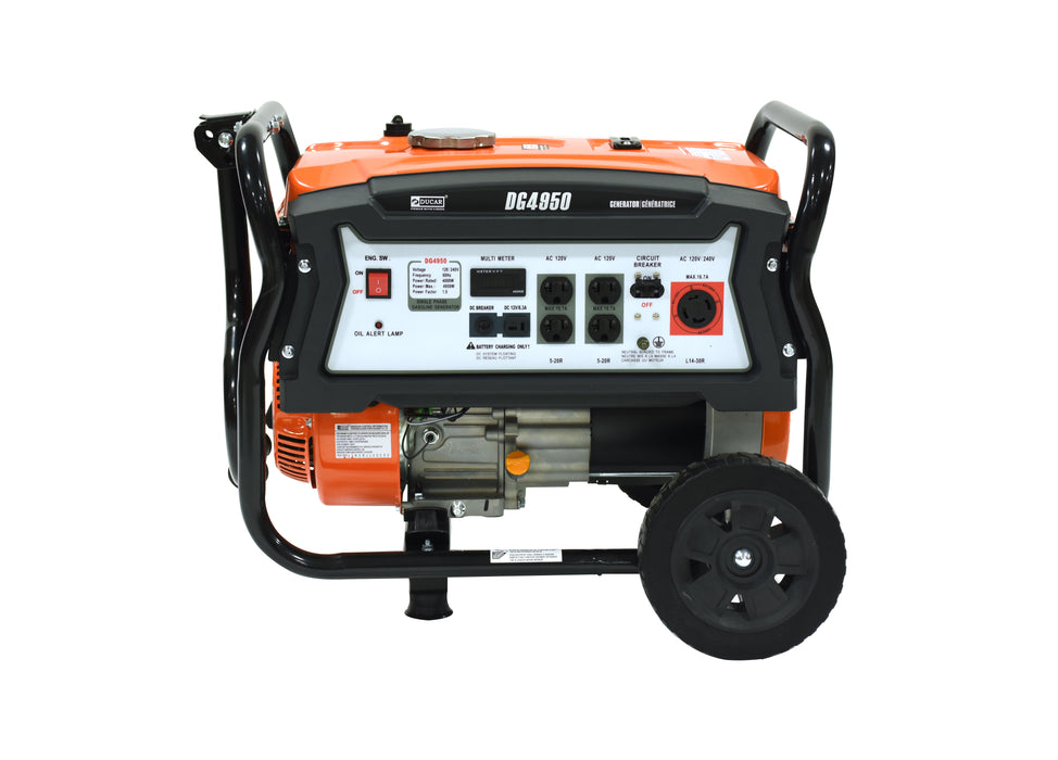 Ducar Groupe électrogène 4950W, 8 CV, essence DUEDG4950