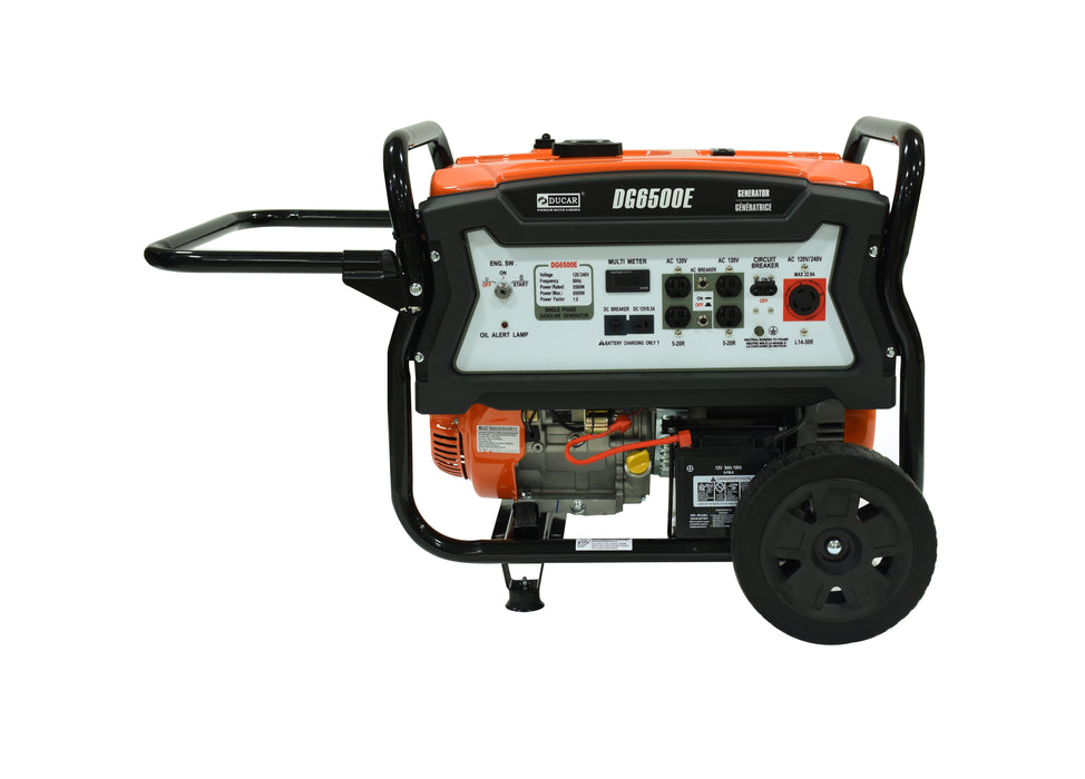 Ducar Génératrice 6500W, 15 CV, essence DUEDG6500