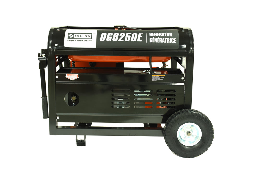 Ducar 9250W Heavy Duty Generator, 15 HP, gasoline DUEDG9250EHD