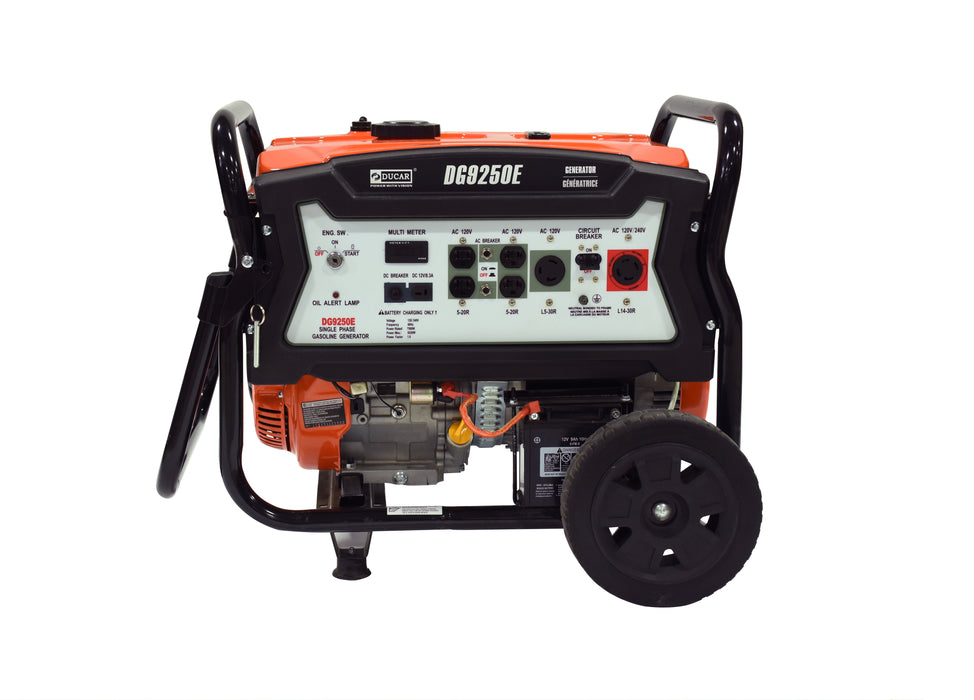 Ducar Groupe électrogène 9250 W, 15 CV, essence DUEDG9250E