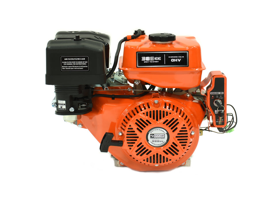 Ducar Moteur 4 temps, 13 CV avec démarrage électrique DUEDJ188F-D