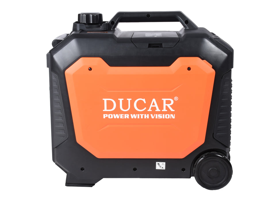 Ducar Générateur à onduleur 4400W, 6 CV, double carburant (GPL / essence) DUEDLG4400ISE