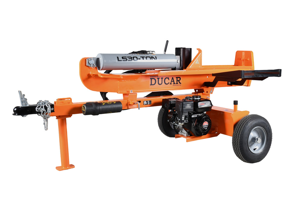 Ducar Fendeuse à bûches 30 tonnes, essence, 7 CV DUELS30T