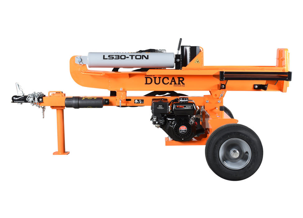 Ducar Fendeuse à bûches 30 tonnes, essence, 7 CV DUELS30T