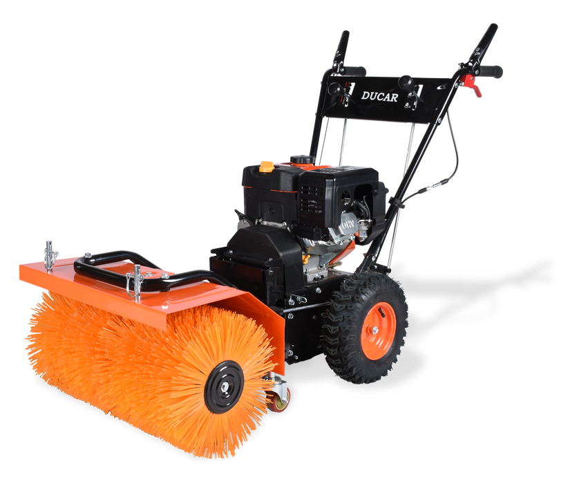 Ducar Balai motorisé 32" et souffleuse à neige 22", 2 en 1, 212 cm³ DUEPB32SB22W