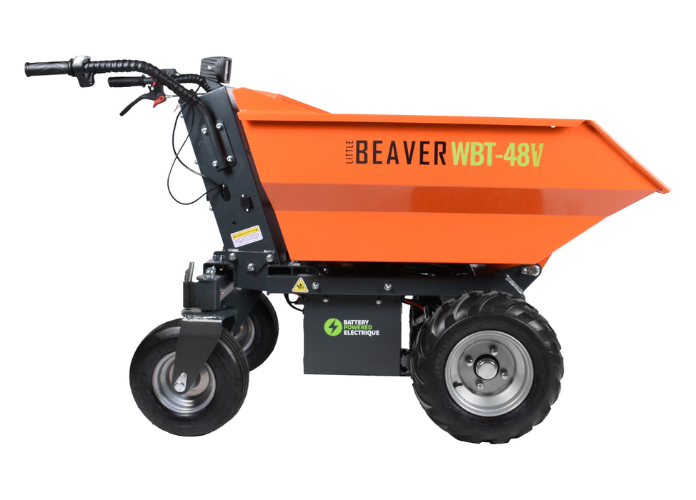 Ducar Brouette motorisée électrique, capacité de 1105 lb DUEWBT-48V