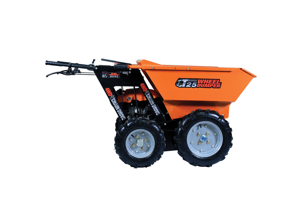 Ducar Brouette motorisée 4x4, capacité 250 kg (551 lb) DUEWBT25