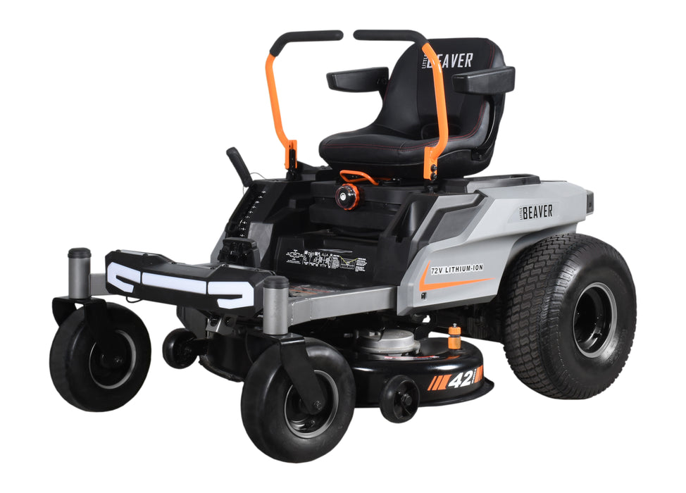 Ducar Tondeuse Zero-Turn électrique 42 pouces, batterie 72V-60Ah DUEZT42-60AH