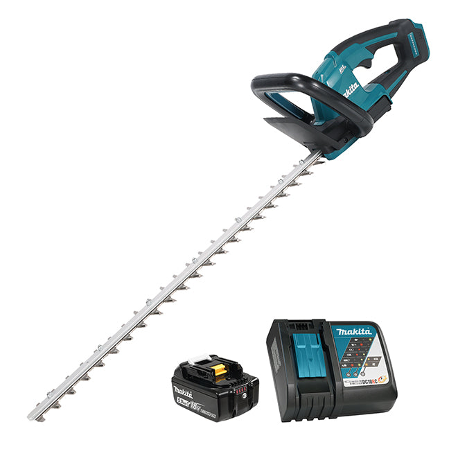 Makita 18V LXT Brushless 24" Hedge Trimmer, 5.0Ah x1Kit DUH606RT