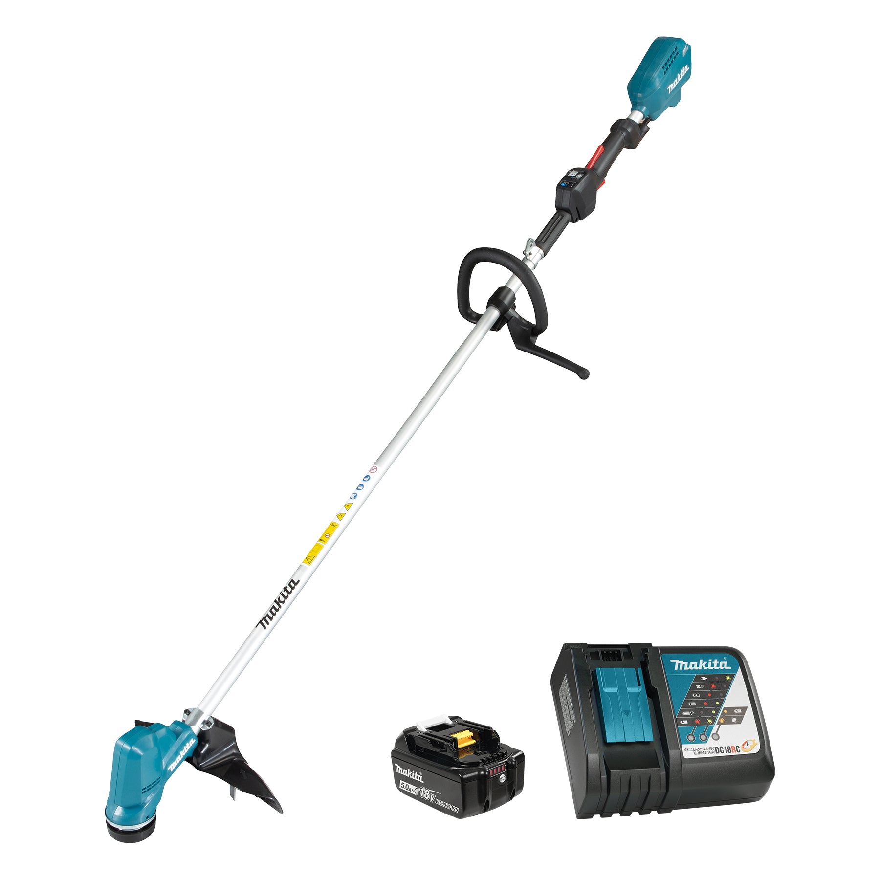 Makita Coupe-bordures sans fil sans balais LXT 18V 13" (33 cm), Kit avec batterie 5,0 Ah x1 DUR190LRT8