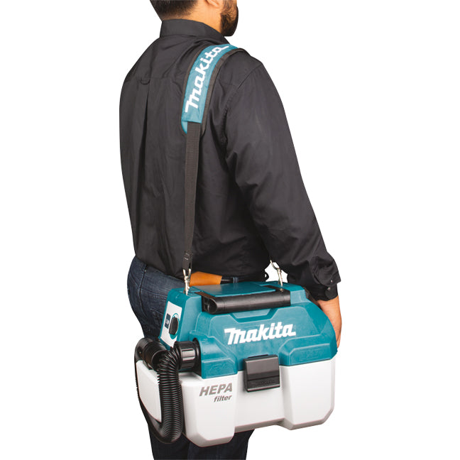 Makita Aspirateur traîneau sans balais 18V LXT 7,5 L humide/sec, Machine seule DVC750LZ