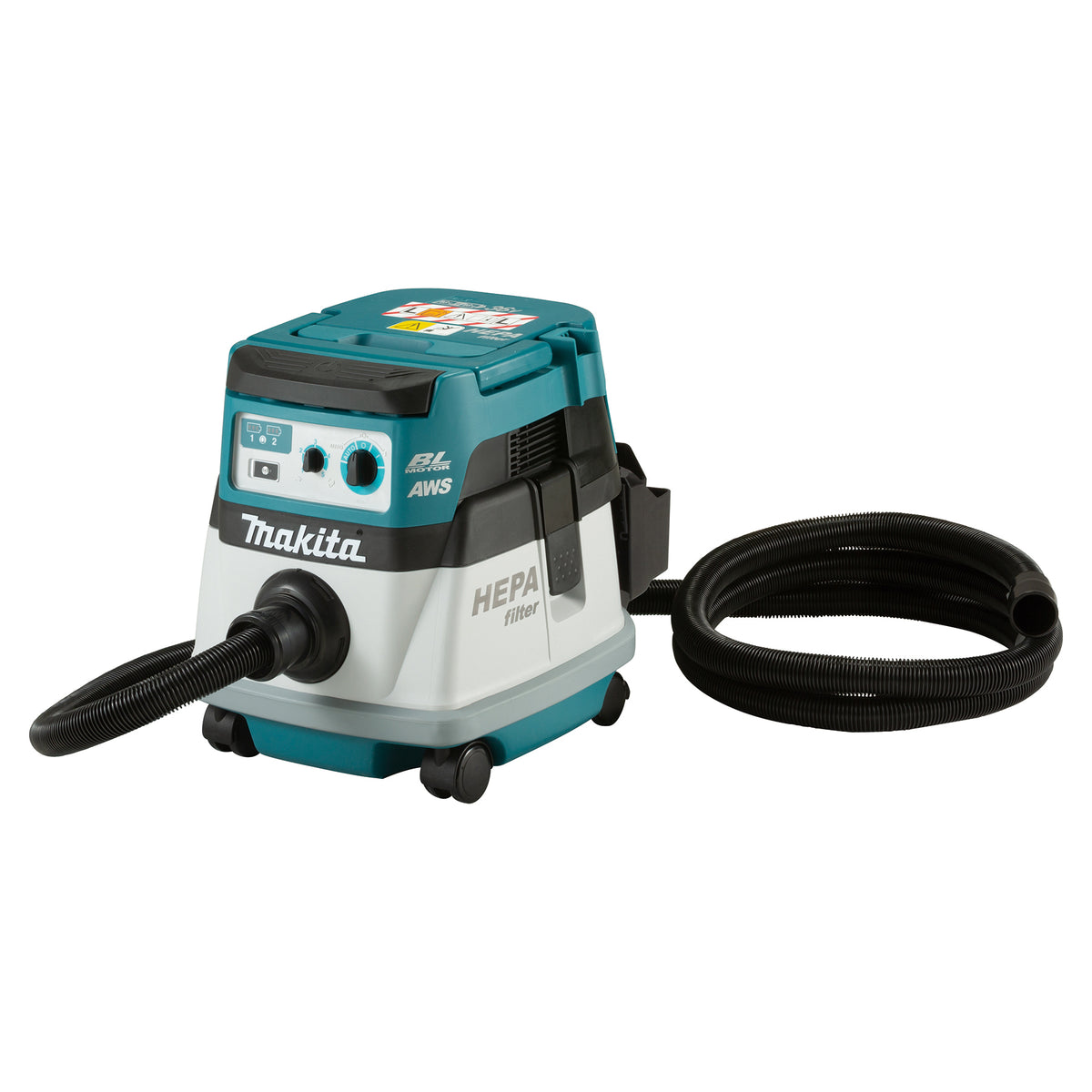 Makita Extracteur de poussières sans balais 36V (18Vx2) LXT 8 L avec AWS, Machine seule DVC867LZX2
