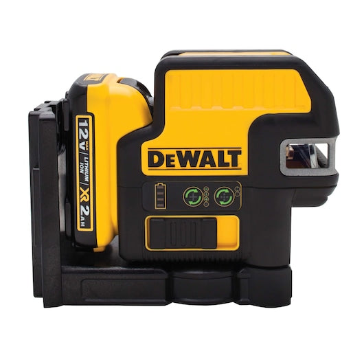 Dewalt 12V MAX* 2-Spot Cross Line Green Laser DW0822LG