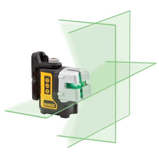 DeWalt Niveau laser vert à 3 lignes DW089CG