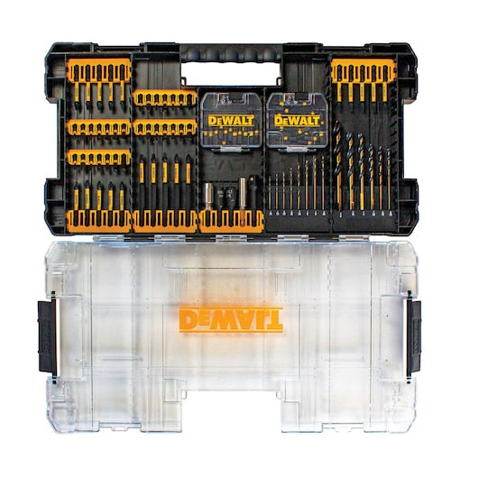 DeWalt Ensemble de 100 pièces de forets à visser Flextorq® Impact Ready® avec système Toughcase®+ DWANGFT100SETC
