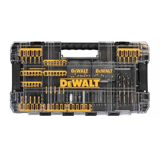 DeWalt Ensemble de 100 pièces de forets à visser Flextorq® Impact Ready® avec système Toughcase®+ DWANGFT100SETC