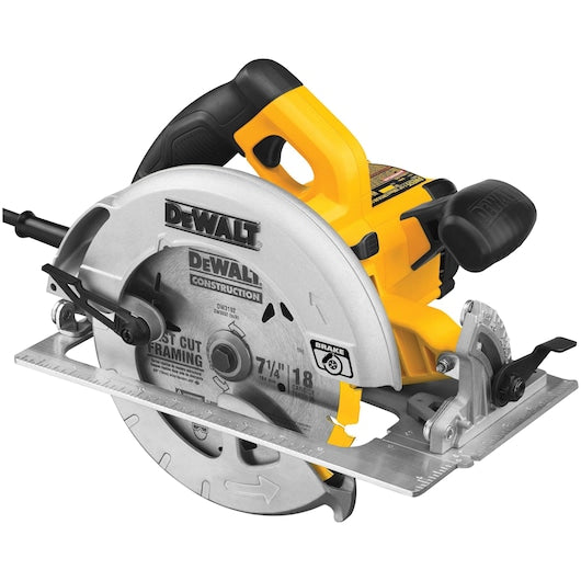 DeWalt Scie circulaire légère 7‑1/4 po avec sac de chantier (outil seul) DWE575SB