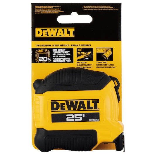 DeWalt Mètre ruban ATOMIC COMPACT SERIES™ 25 pi DWHT38125S