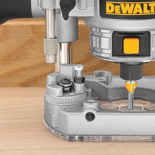 Dewalt 1-1/4 HP MAX* Torque Variable Speed Compact Router Combo Kit With LED's DWP611PK