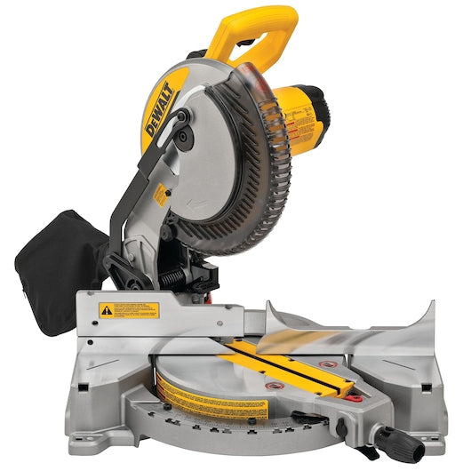 DeWalt Scie à onglet composée électrique 10 po. 15 A à simple biseau DWS713