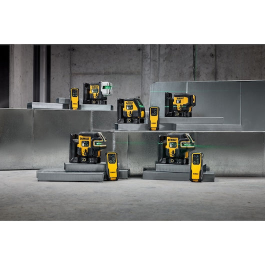 Dewalt USB Green 2-Spot & Crossline Laser Kit DCLE14221G