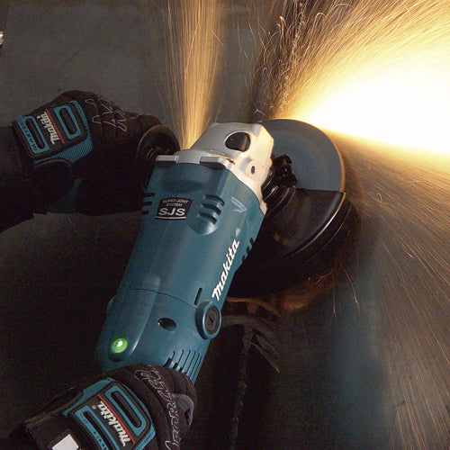 Makita Meuleuse d'angle 125 mm (5") avec SJS, contrôle électronique et interrupteur à gâchette GA5020C