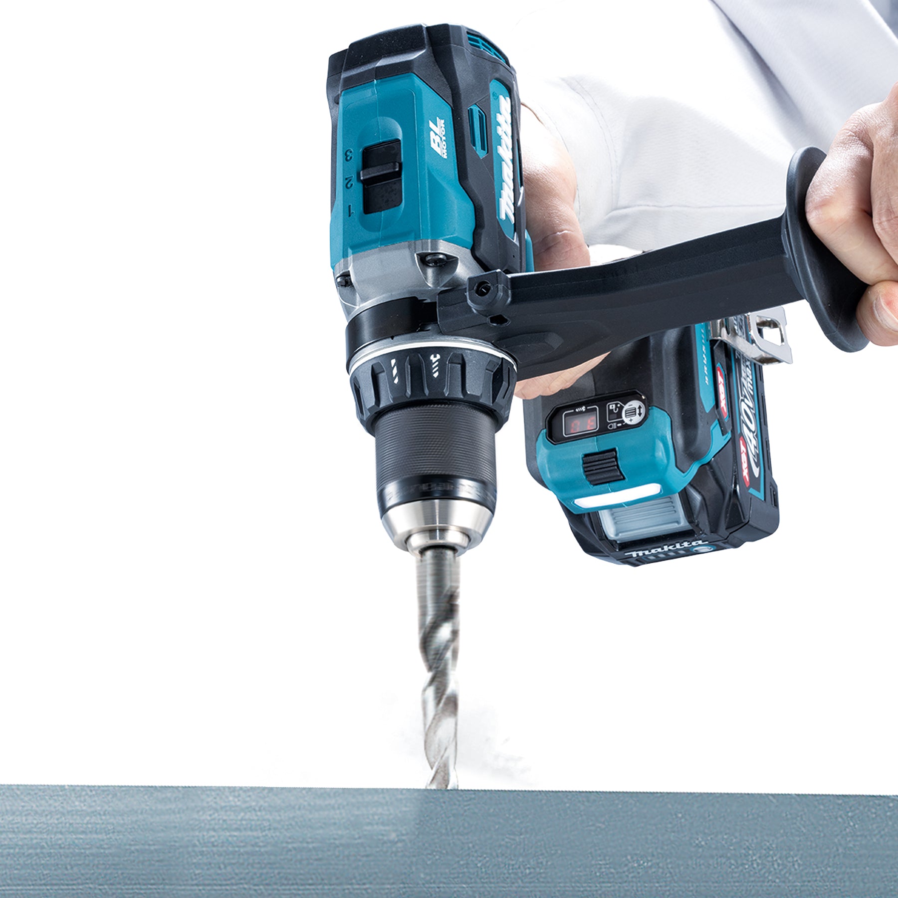 Makita Perceuse-visseuse à percussion sans fil XGT 40Vmax Brushless 1/2", Machine seule HP003GZ